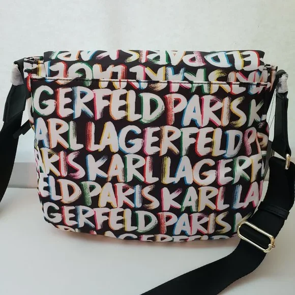 NWT KARL LAGERFELD LOGO Crossbody/ Shoulder Bag. - Picture 5 of 16
